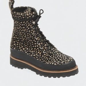 Etna Mixed Leather Hiker Boots